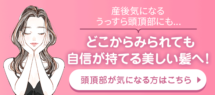 頭頂部の薄毛